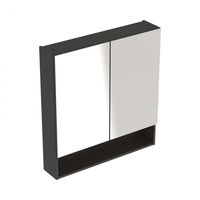 Dulap baie cu oglinda, Geberit, Selnova, alb lucios, 58.8x17.5x85cm