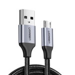 Cablu de Date USB la Micro-USB QC 2.0, 2A, 1.5m Ugreen (60147) Negru
