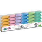 Radiera Burgo, Culori Pastel, Set 6 Bucati/blister