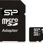 Card memorie Silicon Power Microsdhc 16GB Clasa 10 + Adaptor, Silicon Power
