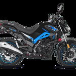 Motocicleta Barton Street-r 125cc, Culoare Negru/albastru, Barton