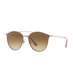 Ray-Ban, Ochelari de soare ovali unisex cu lentile in degrade