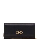 Ferragamo FERRAGAMO LEATHER BAG. BLACK, Ferragamo