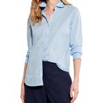 Imbracaminte Femei NICZOE Cotton Boyfriend Shirt Zephyr, NIC+ZOE