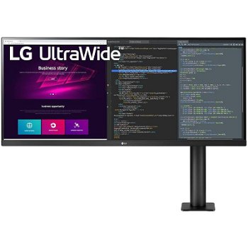Monitor LED IPS LG UltraWide 34WN780P-B, 34", QHD, 75Hz, AMD FreeSync, HDR 10, negru