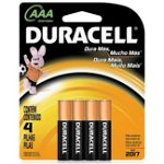 Baterii AA/R6, alcaline, 4 buc/blister, DURACELL, DURACELL