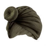 Turban pentru Fetite cu Coc - Kaki, Nurio