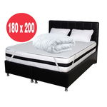 Set Avantaj Saltea Memory foam Crin 180x200x25 plus 2 perne plus Husa hipoalergenica plus Pilota iarna microfibra 200x200, 