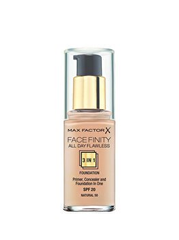 Fond de ten Max Factor Facefinity All Day Flawless, 3in1, 050 Natural,30 ml