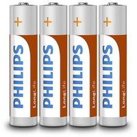 PH LONGLIFE AAA 4-FOIL W/ STICKER, Philips