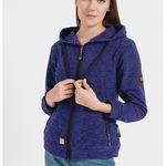 Geo Norway, Hanorac din fleece cu buzunare laterale Twelve, Bleumarin