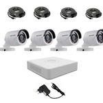 Kit de supraveghere hikvision; kitul contine: - dvr ds-7104hqhi-k1