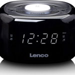 Radio cu ceas Lenco Lenco CR-12 negru, Lenco