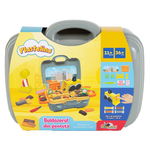 Set de joaca cu plastilina, Buldozerul din gentuta, Plastelino, Plastelino