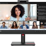 Monitor LED Lenovo ThinkVision T24mv-30 23.8 inch FHD IPS 4 ms 75 Hz Webcam USB-C, Lenovo