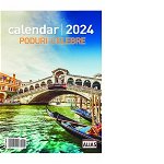 Calendar Poduri celebre 2024 (12+1 file), 