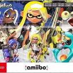 Figurine Amiibo Figuri Splatoon 3 / 3 Figurine: Octoling (albastru) / Inkling (galben) / Smallfry, 