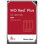 HDD NAS WD Red Plus (3.5'', 8TB, 256MB, 7200 RPM, SATA 6 Gb/s), Western Digital