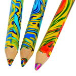 Set 24 creioane colorate Curcubeu, 