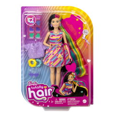 Papusa Barbie Totally Hair Heart-Themed (HCM90), Mattel