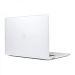 Set protectie 2 in 1 pentru MacBook Pro 13 inch 2016 /2020 A1706 / A1708 / A1989 / A2159 / A2251/A2289 / A2338 cu husa din plastic mat cauciucat si folie ecran TPU, incolor, krasscom