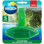 Odorizant toaleta SANO Bon Green Forest 5in1, 55 g