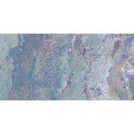 Faianta baie rectificata glazurata Nuvolo Azure DK, albastru, mat, aspect de piatra, 60 x 30 cm, Mathaus