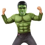 Costum Hulk cu muschi pentru baieti - Avengers End Game 140-150 cm 8-10 ani