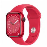 APPLE Watch Series 8, GPS, 41mm (PRODUCT) RED Aluminium Case, (PRODUCT) RED Sport Band