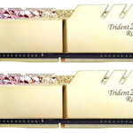 Memorie Trident Z Royal RGB Gold 16GB DDR4 3000MHz CL16 1.35v Dual Channel Kit