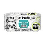 Absorb Plus, Antibacterian Pet Wipes Peppermint, 80 buc, Absorb