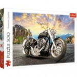 Puzzle 500. Motocicleta neagra, Trefl, 