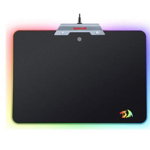 Mousepad Redragon P025, Iluminare RGB, Incarcare wireless (Negru)