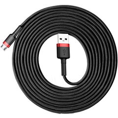 Cablu de date USB la Micro-USB Baseus 2A 3m negrurosu CAMKLF-H91