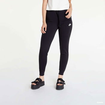 Nike, Pantaloni sport cu logo Club, Negru/Alb