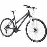 Bicicleta 28 inch pentru femei X-Fact Cross Pro DA, mov, marime cadru 19.5