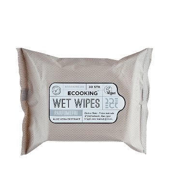 Wet wipes 30 pcs fragrance free, Ecooking