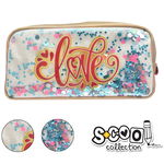 Penar Borseta Cu Paiete, LOVE, 22x11x5,5cm - S-COOL, SCOOL