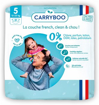 Scutece ECO hipoalergenice 12-25kg, marimea 5 Carryboo, Carryboo