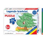 Legenda bradului - Set Puzzle + Carte tip acordeon