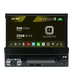 Navigatie Autodrop All-In-One cu Ecran Retractabil, Android 11, QUADCORE, 2GB RAM, 32GB ROM, 7 Inch cu DVD - AD-BGE1001DIN
