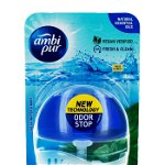 Ambi Pur Aparat odorizant WC+rezerva 55 ml 5in1 Fresh Water&Mint, Ambi Pur
