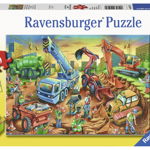 Puzzle echipa pe santier 60 piese ravensburger, Ravensburger