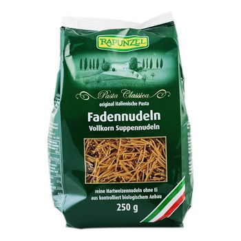 Fidea de supa din grau integral, bio, 250g, Rapunzel