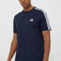 Tricou de bumbac Essentials 3-Stripes, adidas Sportswear