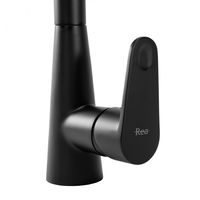 Baterie de bucatarie REA Mild Negru Mat, 