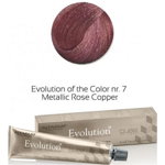 Vopsea permanenta profesionala - 7 Metalic Rose Copper - Evolution of the Color Cube - Alfaparf Milano - 60 ml, Alfaparf Milano