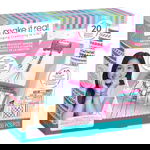 Set de creat 20 de bratari, Make It Real, Friendship Bracelet Maker, 100 piese, Make It Real