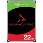 Hard Disk NAS SEAGATE IronWolf Pro, 22TB, 7200RPM, SATA3, 256MB, ST22000NT001