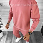 Trening barbati roz pantaloni + bluza oversize B8032 P19-2.1, 